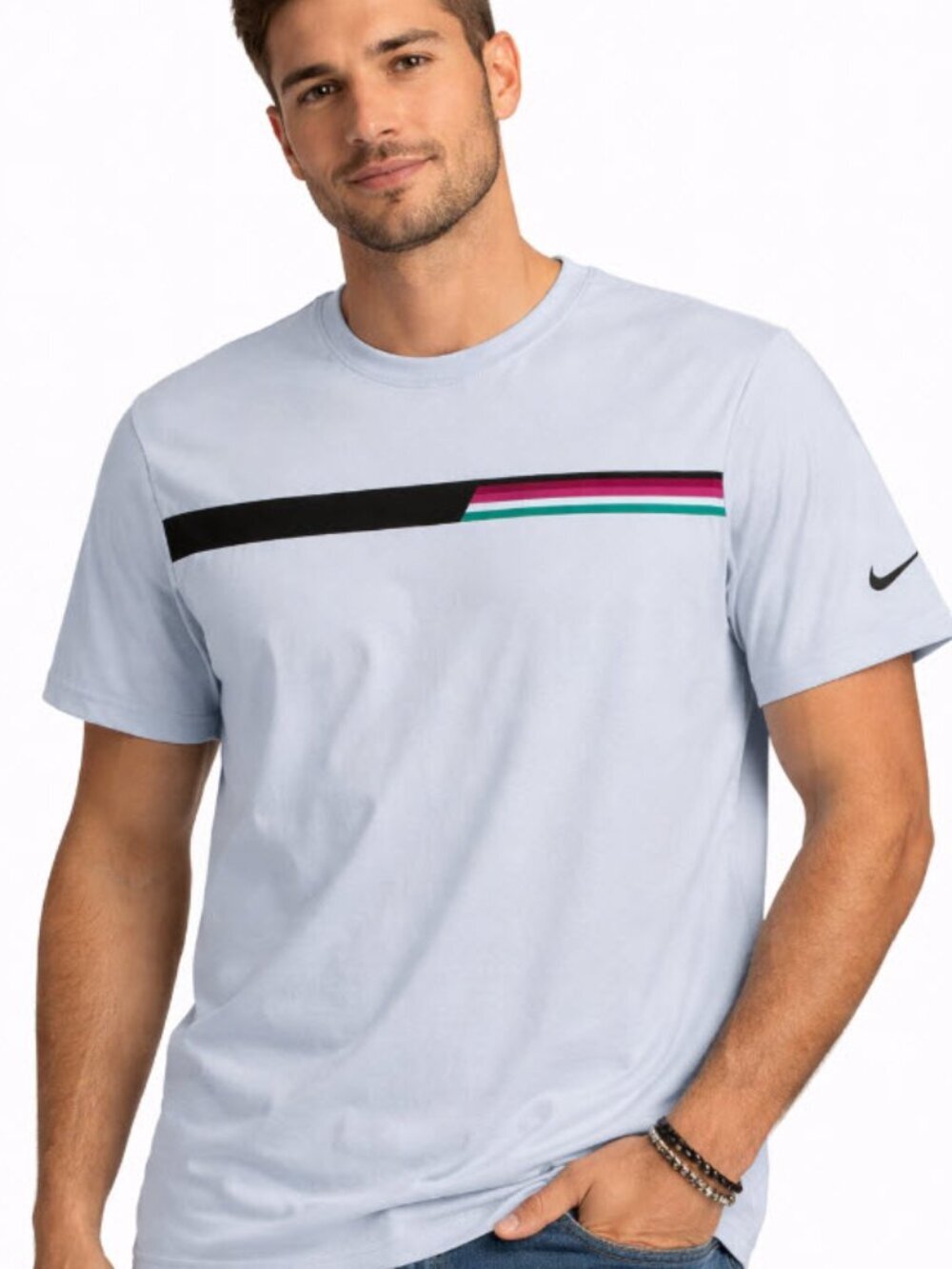 Nike Light Blue Short Sleeve T-shirt size XXL